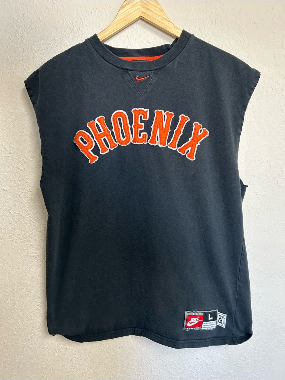 Vintage 90s Phoenix Basketball Cutoff Top Mens Large L